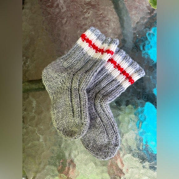 Wool sock monkey winter socks knit traditional - Picture 1 of 4